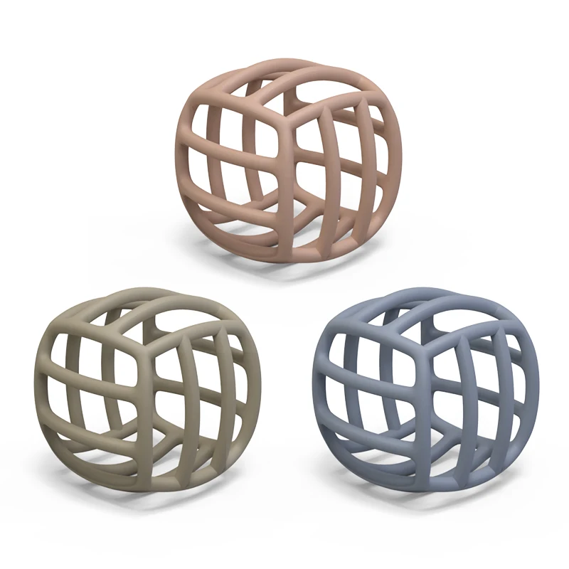 New Hot Sale BPA-Free Ball Toy Food Grade Teether Ball Toy Silicone Baby Ball Toys