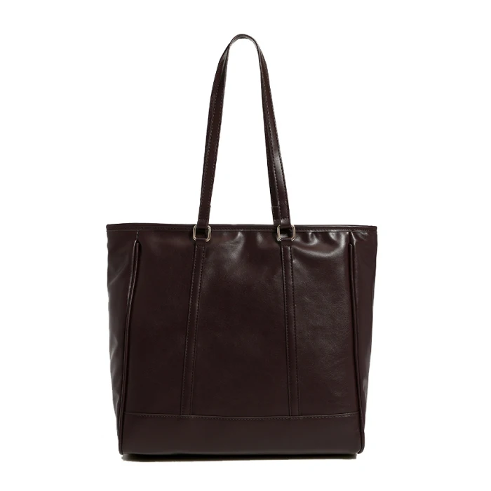 2024 Custom Hot Selling Leather Suede Tote Bag For Women Luxury With Heart-shaped Tag