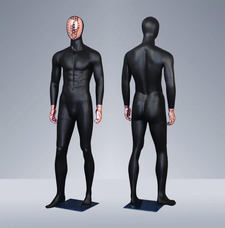 Дешевые манекены для демонстрации окон мужской манекен всего тела из черного