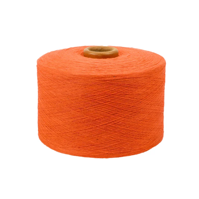 Ne8/2 OE Recycled Yarns For Hand Tufting polyester cotton blended yarn
