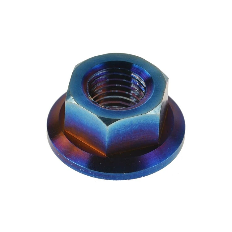 Шестигранная титановая Фланцевая гайка M8 к M30 torx для BMX велосипеда мотоцикла мочевины