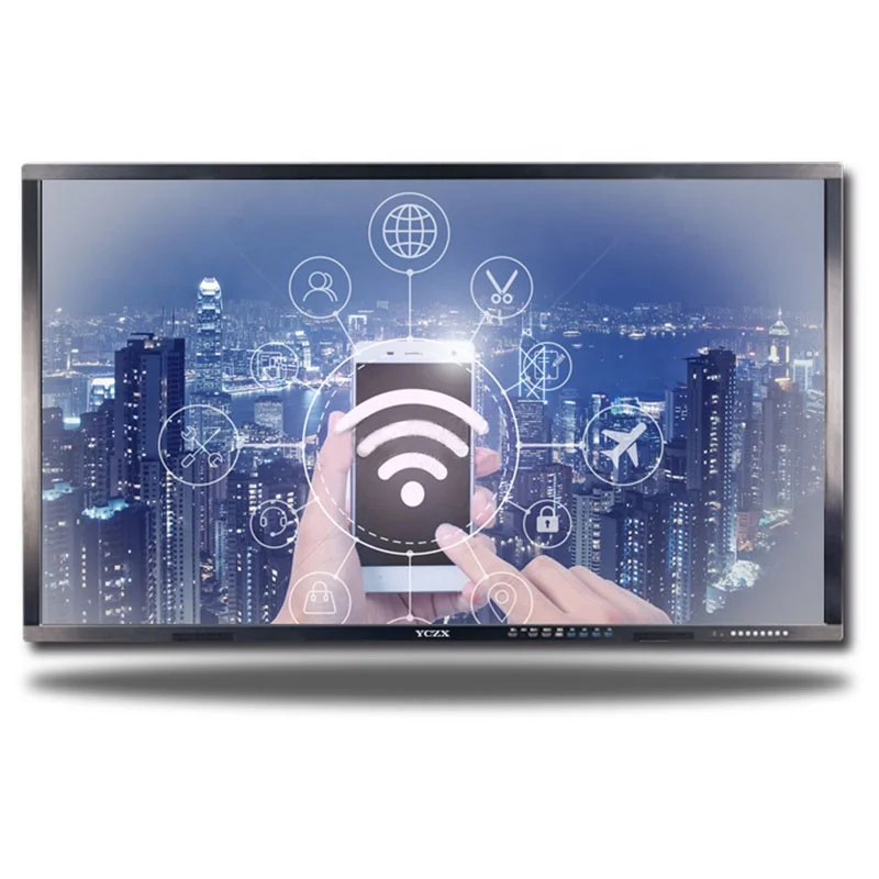 55 inch lcd smart board led interactive whiteboard 4k touch screen