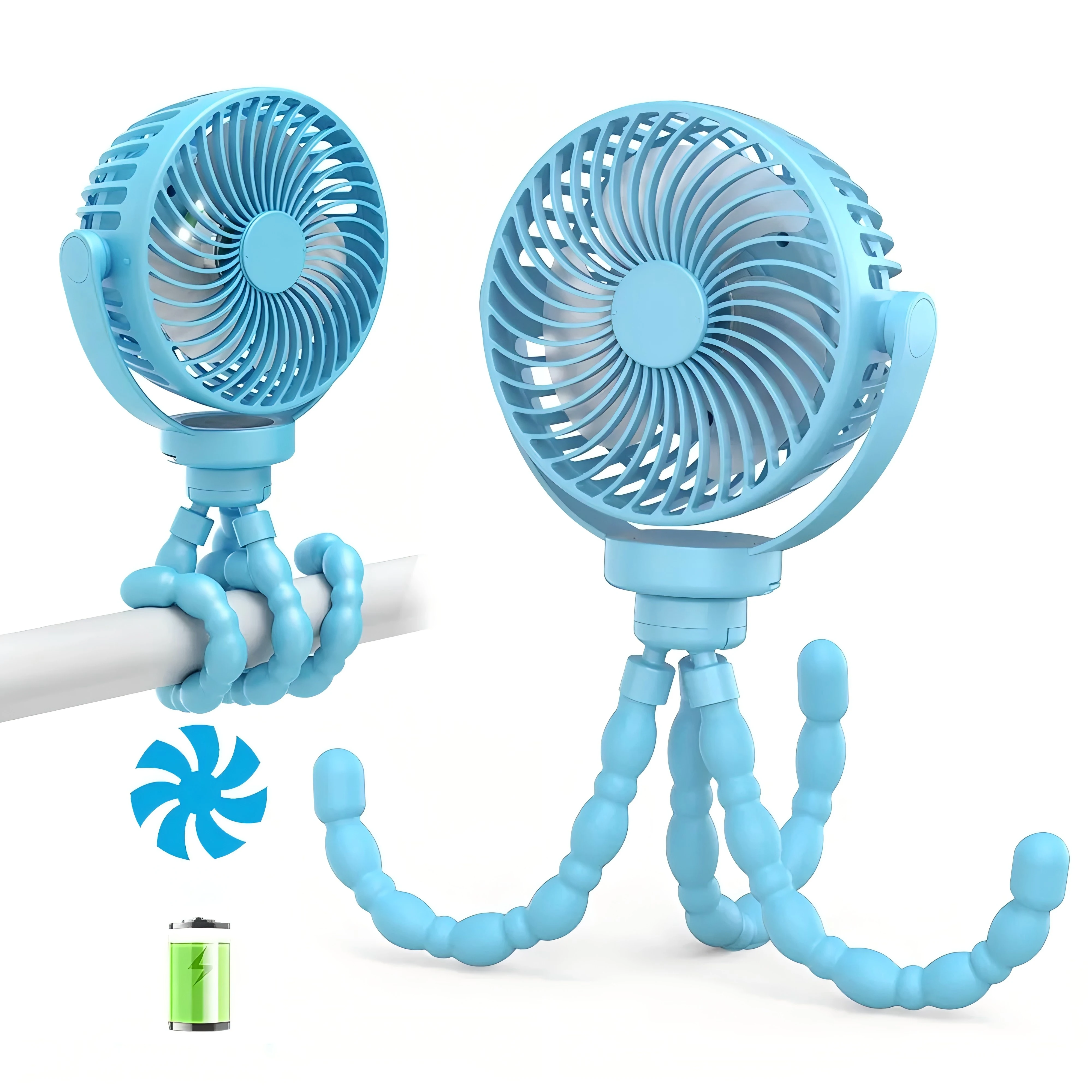 Portable Handheld Desktop Fan Baby Stroller Fan For Office Walk