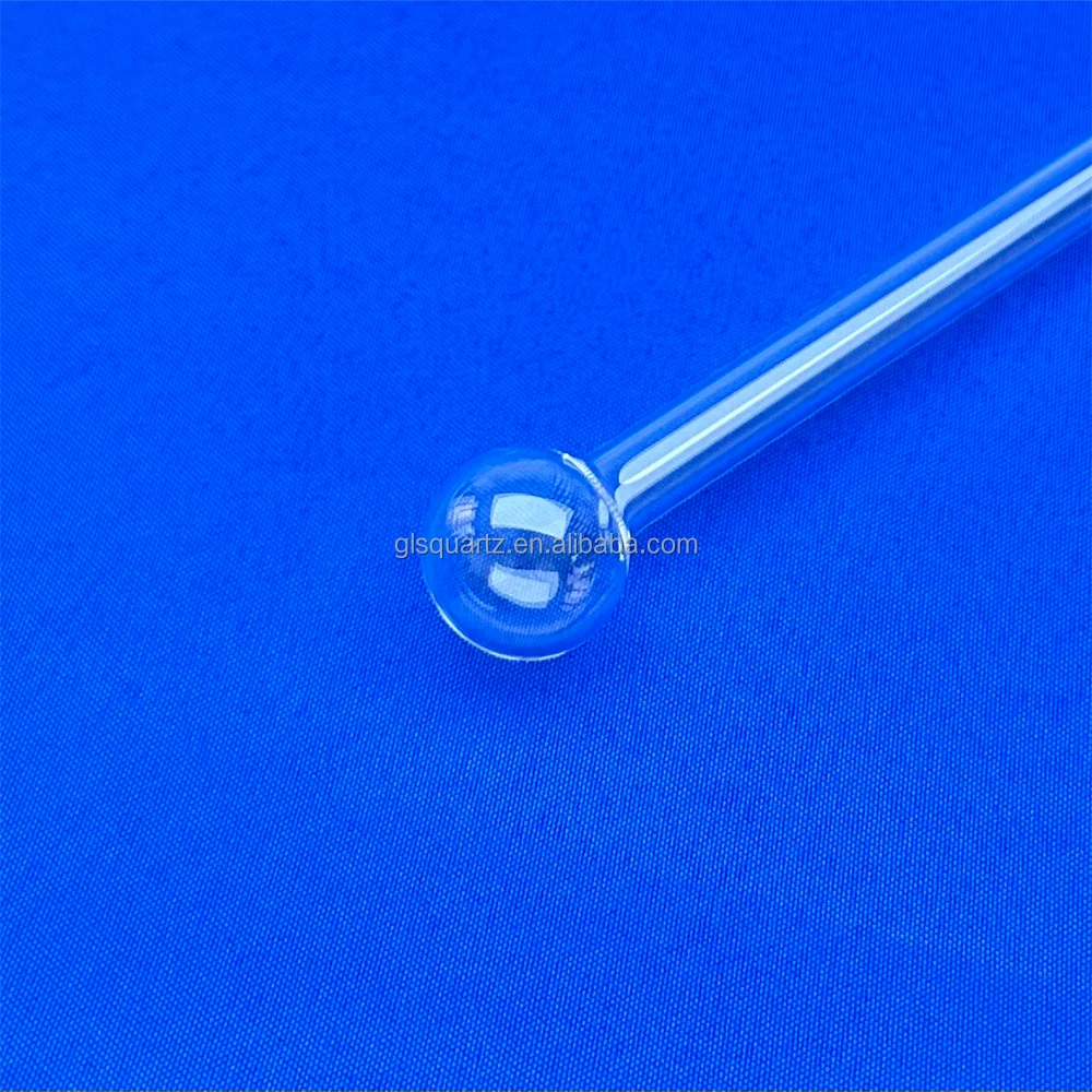 Wholesale Customized 6mm 8mm 10mm Borosilicate Glass Tube Heat Resistant Pipe with pot end