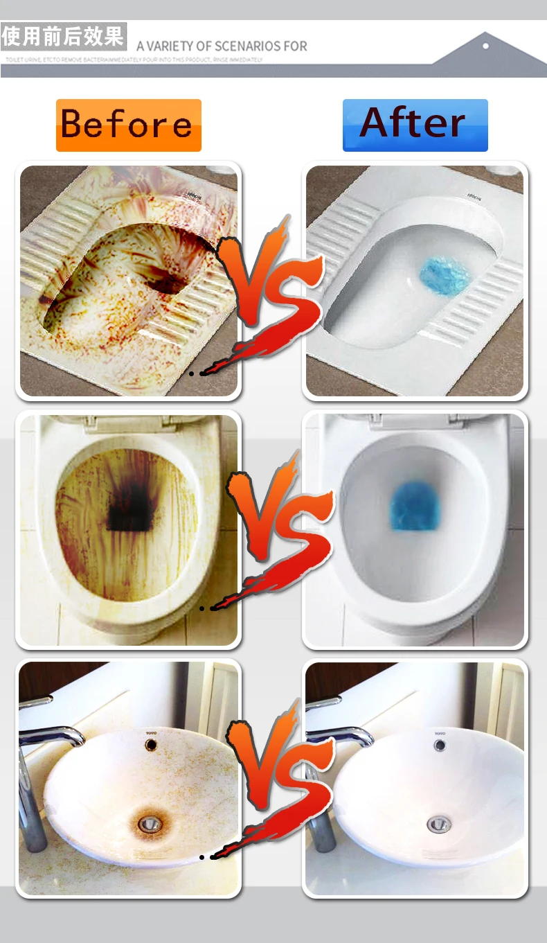 Manufacturer Eco Airfresh Bathroom Toilet Clean Active Chemical Acid Blue Concentrate Bleach Bio Enzymatic Toilet Urinal Cleaner