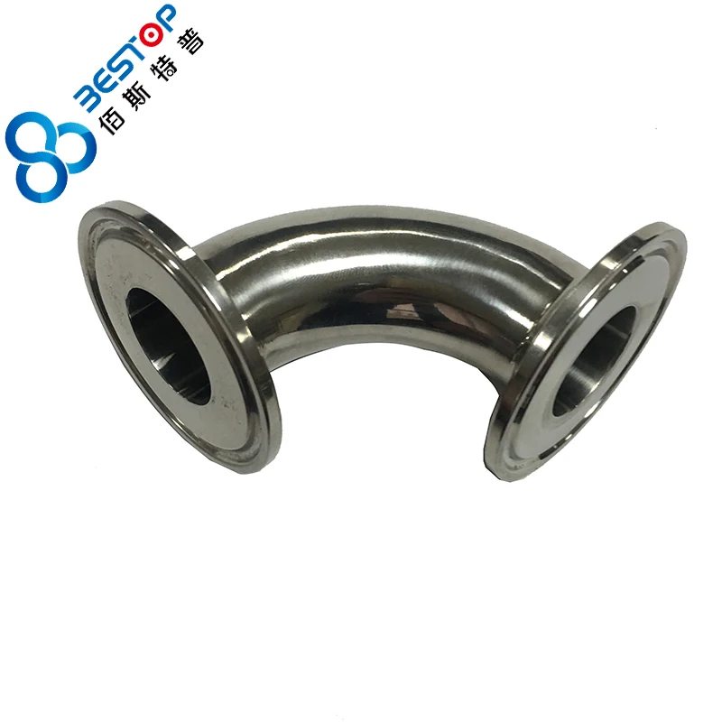 Sanitary fittings stainless steel 45 degree elbow