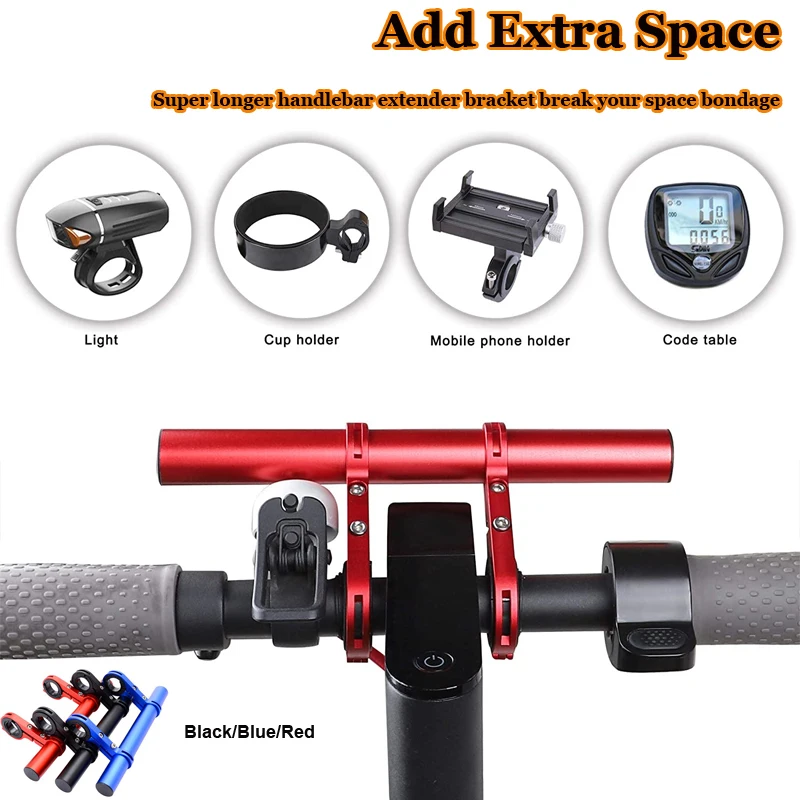 Scooter Racks Handlebar Extender For  M365 Es1 Es2 Electric Scooter Skateboard Accessories Extension  scooter grips
