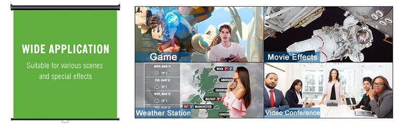 1.8m*2m  Manual Floor Pull Up Portable Portable Collapsible background Green Screen with stand