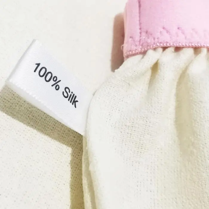Wholesale Customized Silk Exfoliating Glove Turkish 100% Raw Silk Bath Gloves Exfoliating