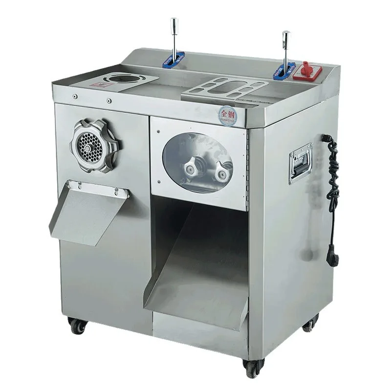 Commercial Restaurant Meat Slicer Machine Meat Cutting Grinding chopped meat machine / mince meat machine / cutter meat machine
