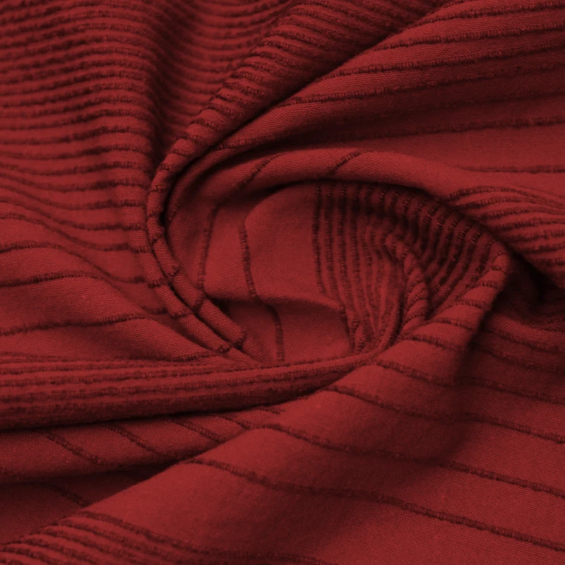 Hot Selling Yarn Dyed Woven Cotton Rayon Stripe Fabric For Garment Solid Dobby Fabric