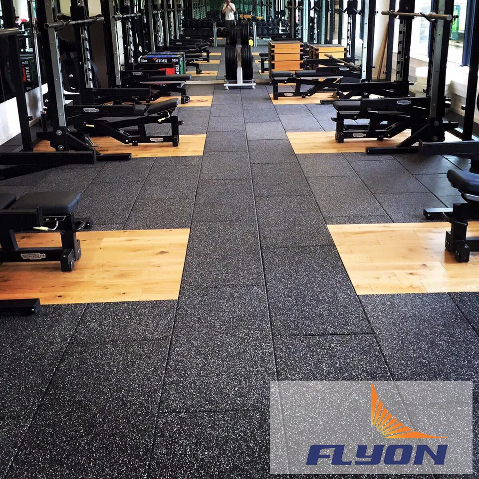 Thailand EPDM Gym Interlocking Tiles/Sports Mat Fitness Rubber Tiles