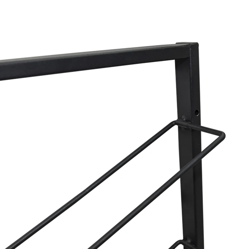 3 Bottle foldable Frame metal wall mounted wine racks