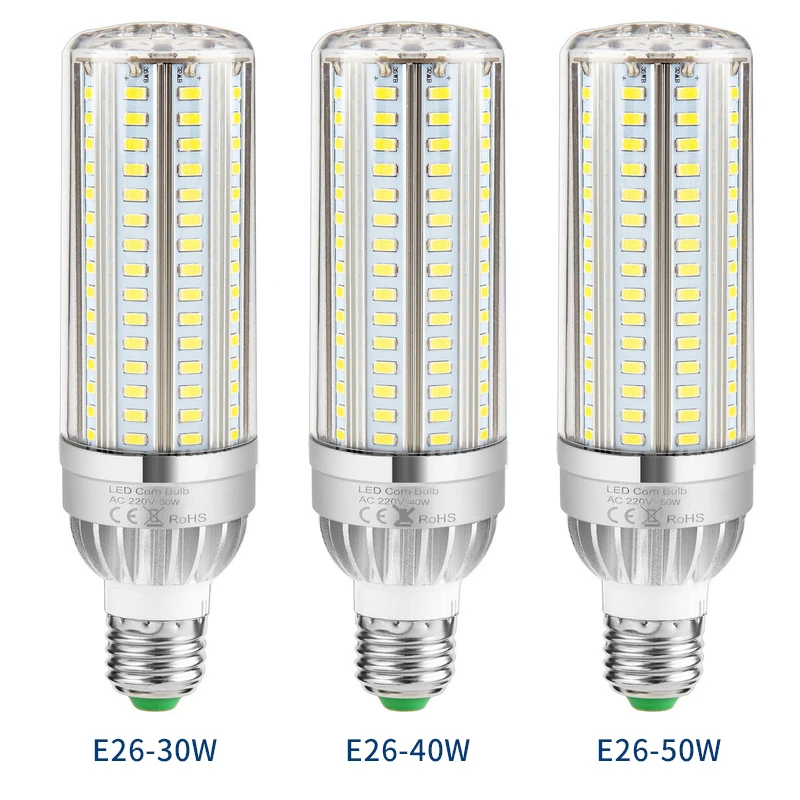 Advance lighting  Led 40w GH Lamps Replacement E27 E40 150w HPS Warehouse Parking Lot E39 Mogul Socket Corn bulb light