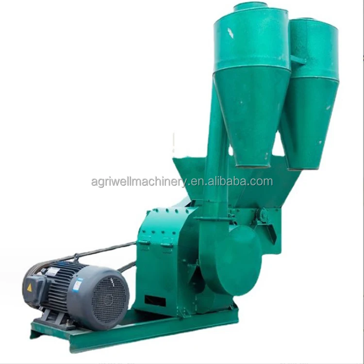 High Productivity Farm Diesel Engine Silage Crusher New 220V Rotary Straw Crusher Shredder Machine