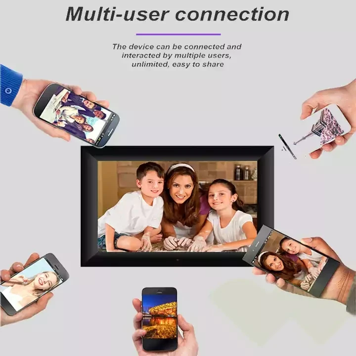 Chinese Supplier Best Mp4 Video Free Download Hd Wifi 10 Inch Lcd Digital Photo Picture Frame