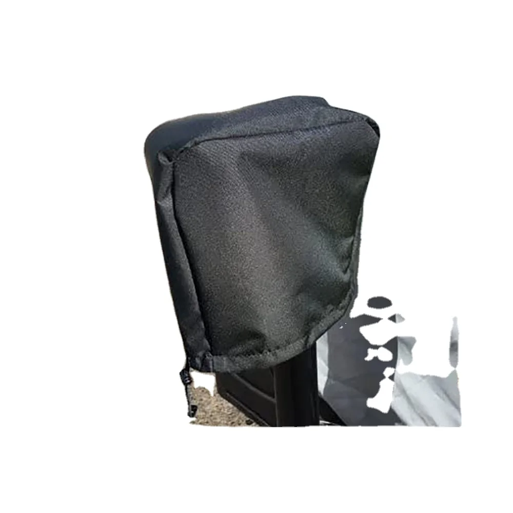 The Chinese factory sells a large number of black RV jack sleeves for car trailers with high tear strength