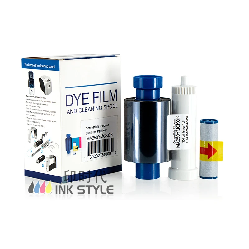 Generic Magicard MA250YMCKOK Color Ribbon - 250 prints