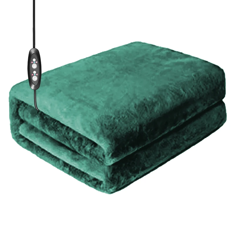 Wearable Heated Keep Warmer Blanket Infrared Graphene Heating Velvet Blanket Throw from Factory