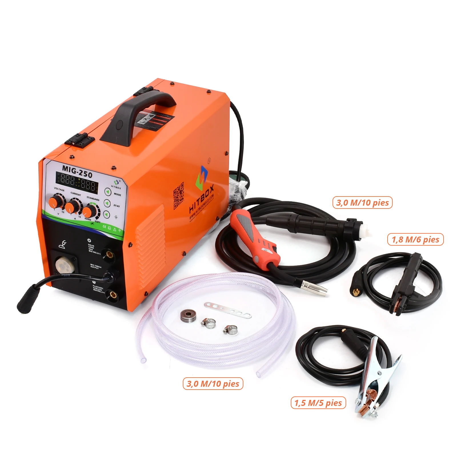 Portable  MIG gas shielded welding machine without CO2 gas MIG / MMA / TIG three purpose gas shielded welding machine