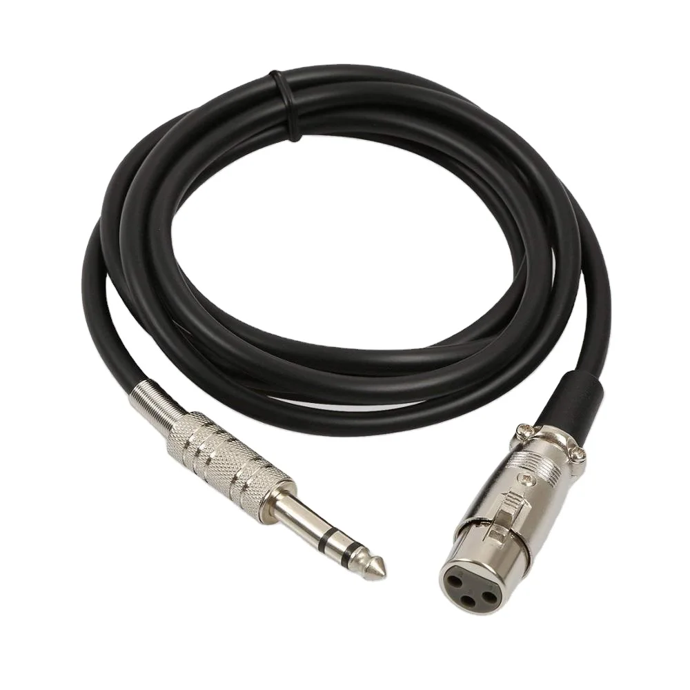 OEM завод 1 м XLR до 6 35 мм TRS аудио разъем конвертер Кабель DMX