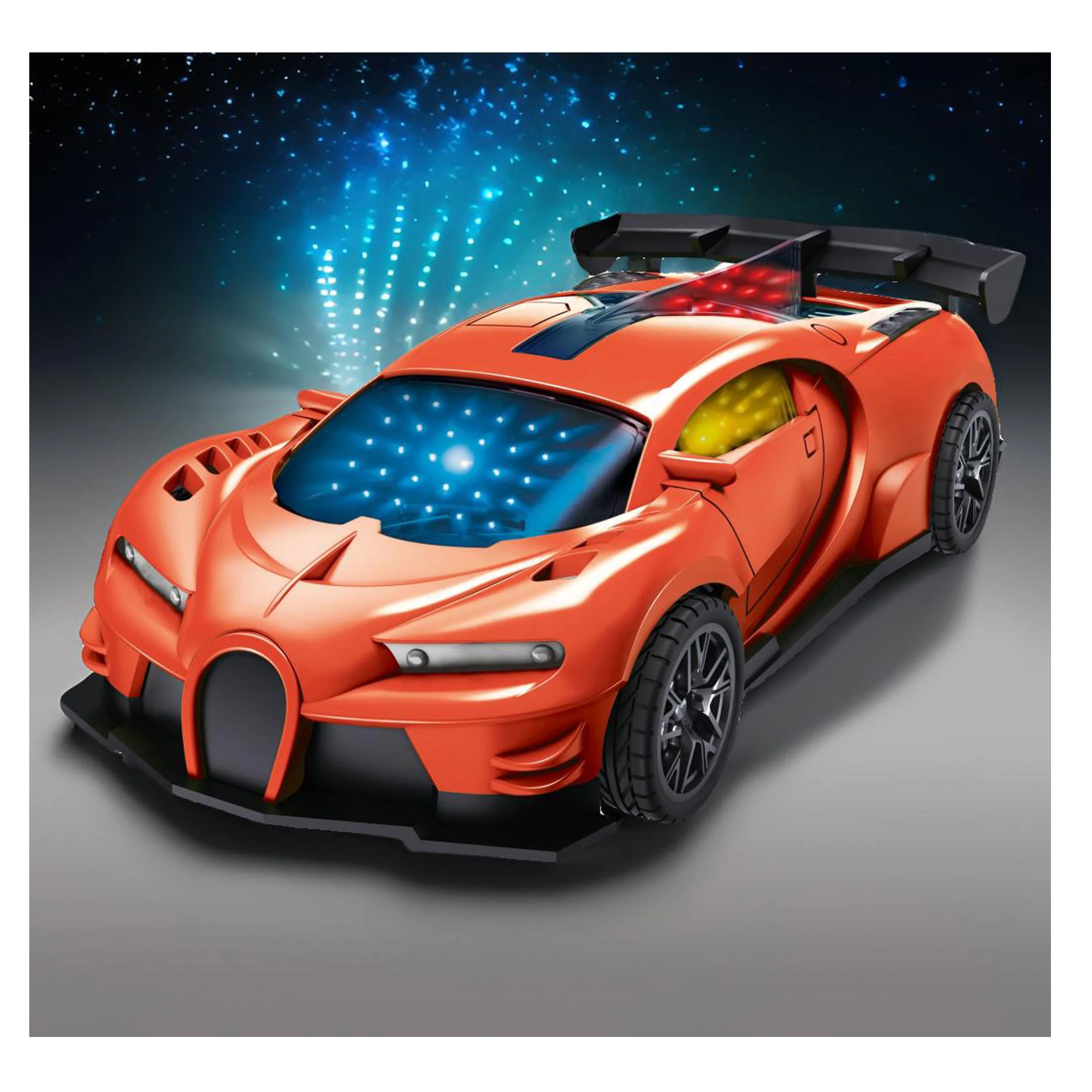 KK New 1:20 High Speed Remote Control Racing Car With 3D Lighting,Rc Drift Toy Vehicle,19CM BUGATTI Remote Control Car For Kids