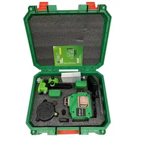 New Style New Function 16 Line laser level 4D 360 Degree Green Beam  automatic self-leveling rotary laser level