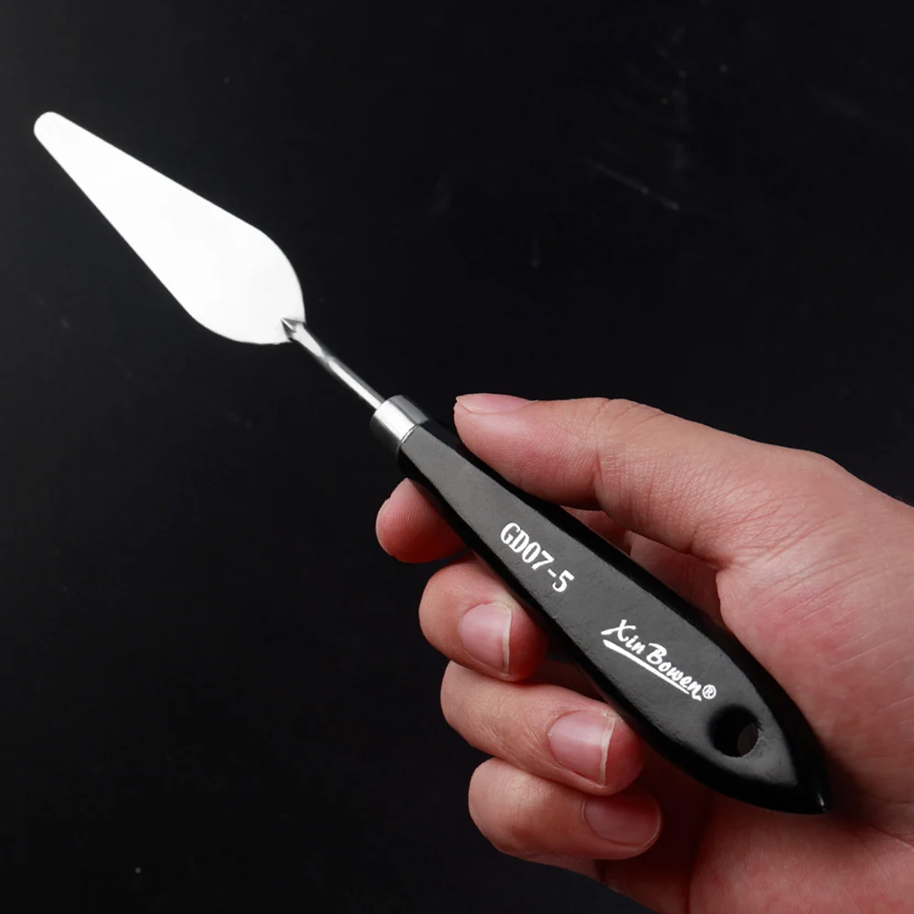Xin Bowen Clay Tools Stainless Ironl Palette Master Level Set Painting Supplies Oil Painting Fine Arts Knife For Color Matching