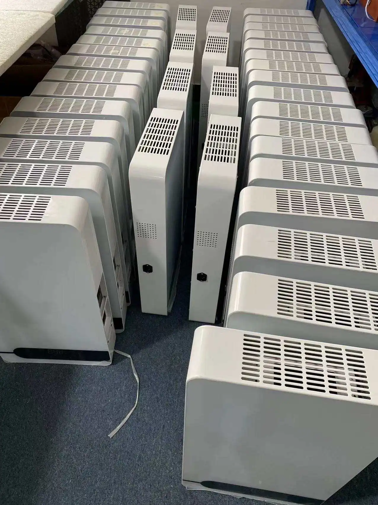 OEM ODM Low Noise Co2 Tuya WiFi bathroom nail salon Smart Heat Recovery Ventilation Fresh Air System