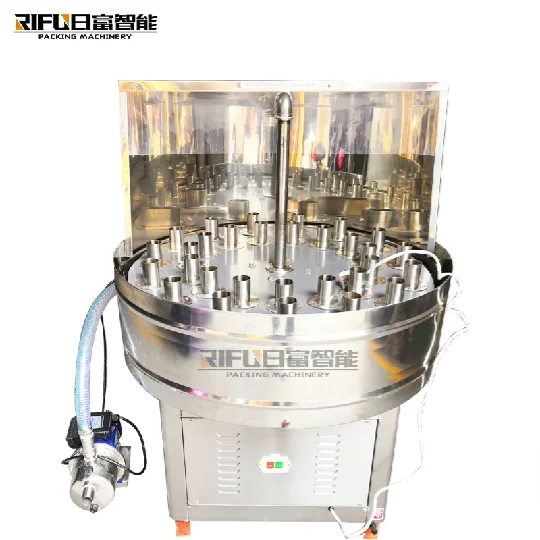 Semi-automatic bottle washing machine