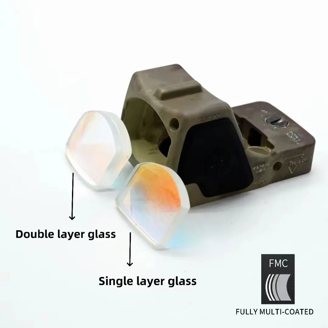 Factory Wholesale RMRS Mini Red Dot Sight Visual 4x Holographic Mirror Scope for 20MM Bracket Tactical Hunting Accessories