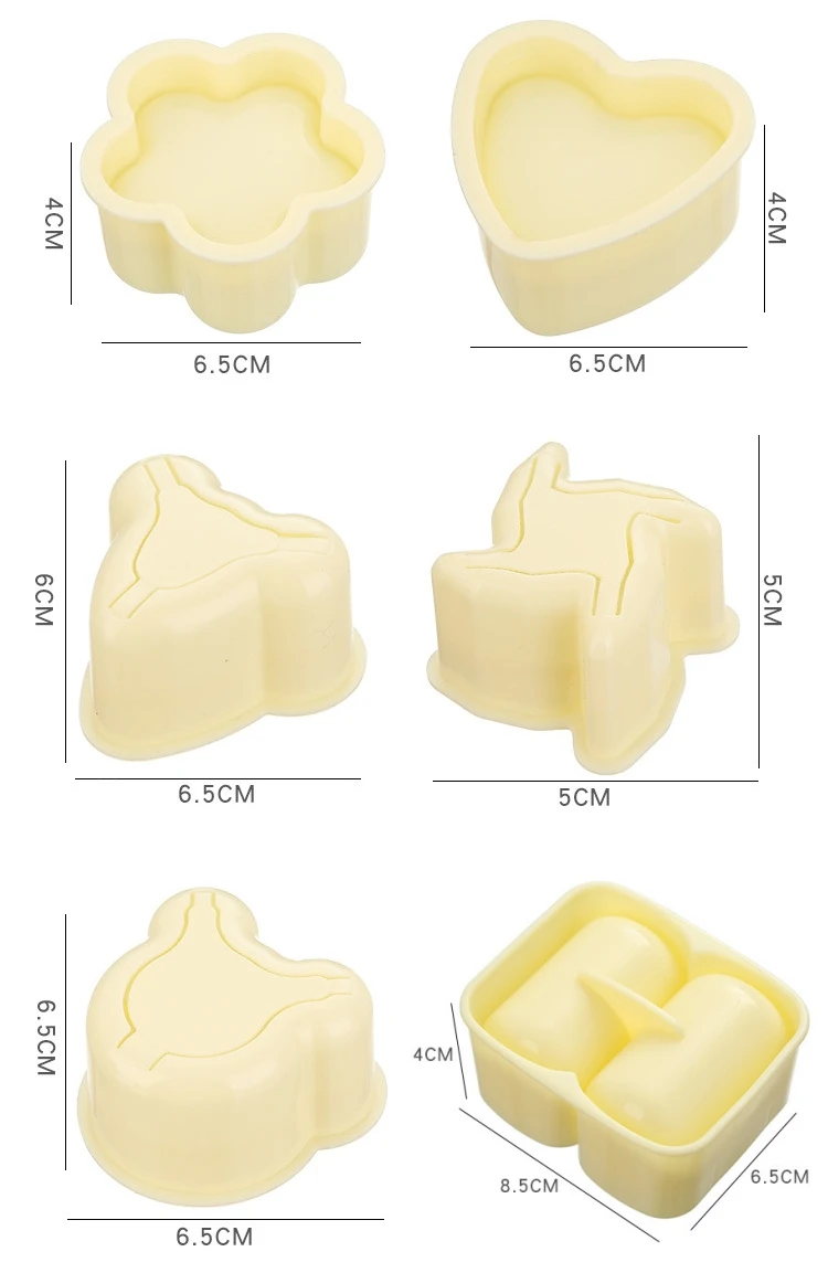 Rice Ball Mould triangle love flower Animal Shapes Baking tools Sushi Mold rice roll maker kids bento sushi tools