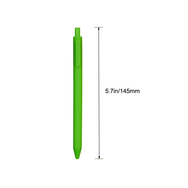 2025 Custom Cute Blue Black Ink Pens Multicolor 0.5mm Writing Width Gel Pens Morandi Macaron Colors Plastic Pens for Students