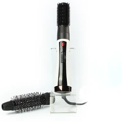 New Design Private Label Salon Hair Straightener Comb 3 IN 1 Hot&Cold Wind Massage Ceramic Hair Brush Dryer brush straightener