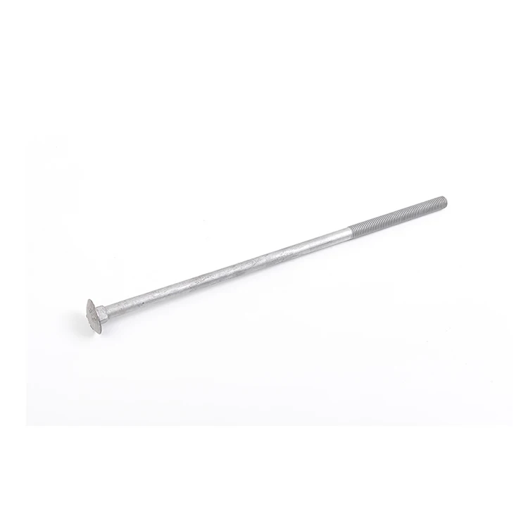 HDG Hardware Fasteners Hot Forging Auto Fastener Bolt Carriage Fastener For Low Carbon Steel