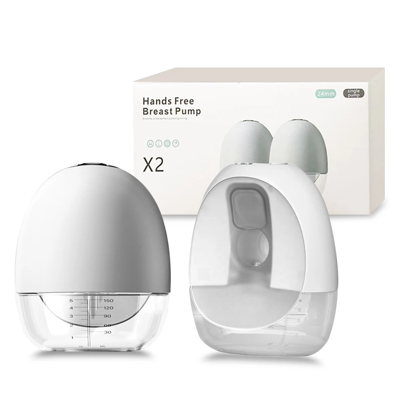 2023 New design cheap price wholesale midile Electric wireless wearable hand free Breast Pump