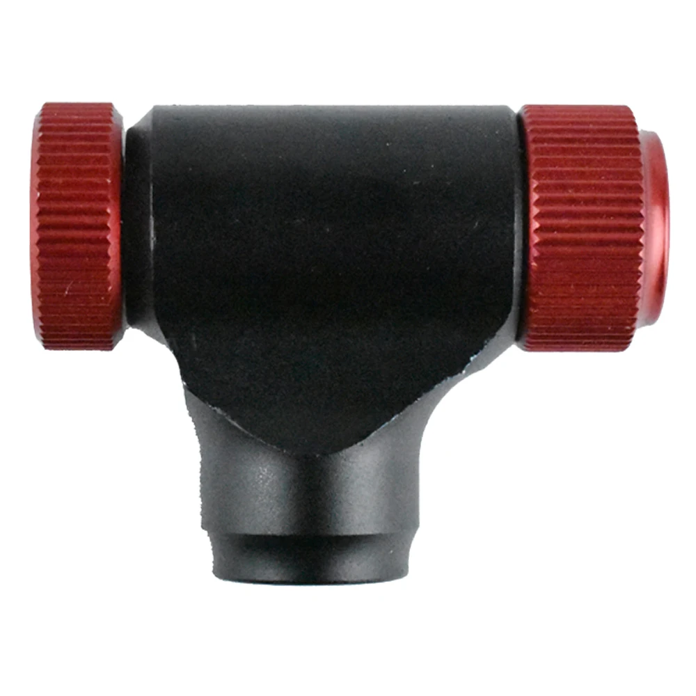 CNC Machined Aluminum Bicycle CO2 Inflator for Fast Inflation of Bike Tire with threaded CO2 Canister ( Not Included)