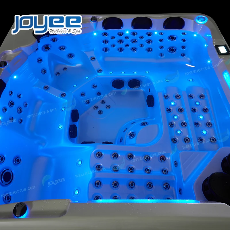 JOYEE Factory bath tub spa jaquzi outdoor hot tub spa 6 person luxury hotel backyard pools hydrotherapy outdoor spa hot tub pool