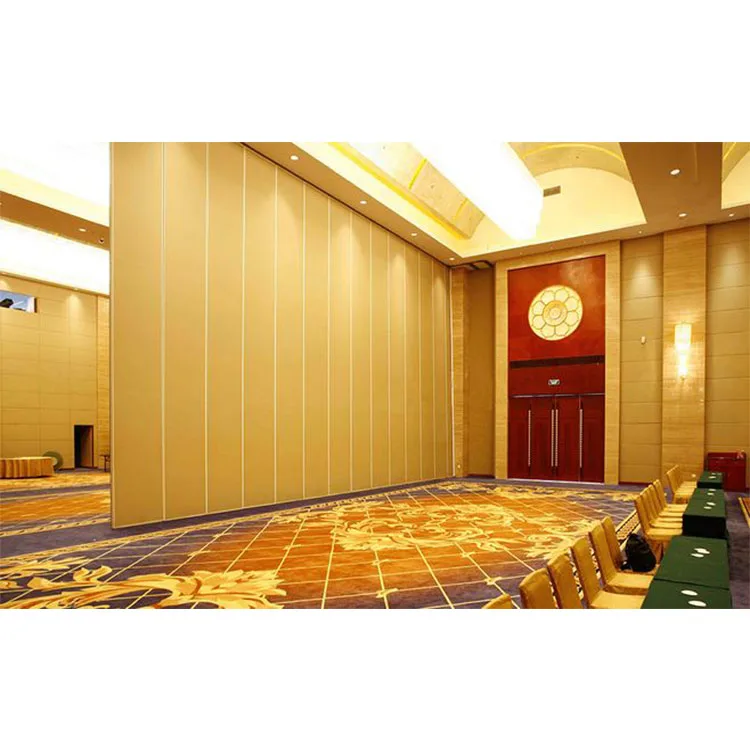 Decorative soundproof movable partition walls sliding partition door panel for hotel banquet hall and conference room