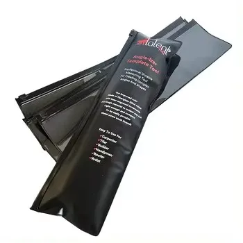 Luxury Custom Long Size PVC Frosted Transparent Plastic Package Bag  Extension Zipper Zip Lock Bag With Logo