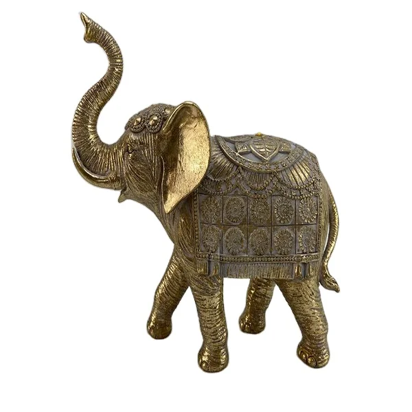 Custom resin Gifts Decorative elephant Figurine sculpture Resin Jewelry Elephant Statue