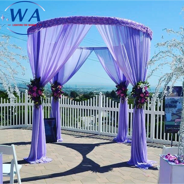 Popular Pipe and Drape Set Wedding Stage Decoration Indian Curtains Backdrop Wedding Mandap
