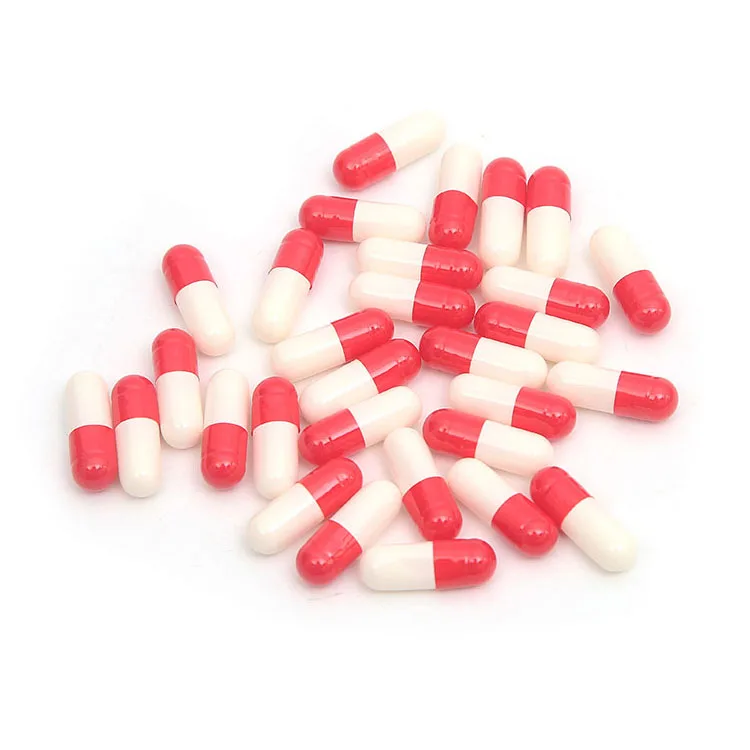 Pharmaceutical packaging Colors Size 0 Halal Empty Capsules Bulk Gelatin Capsules