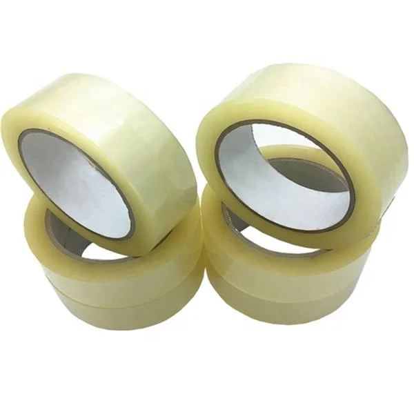 Factory wholesale Self Adhesive Tape Bopp Jumbo Roll Cintas Adhesiva Transparent Clear Brown Packing Tape for Sealing Carton