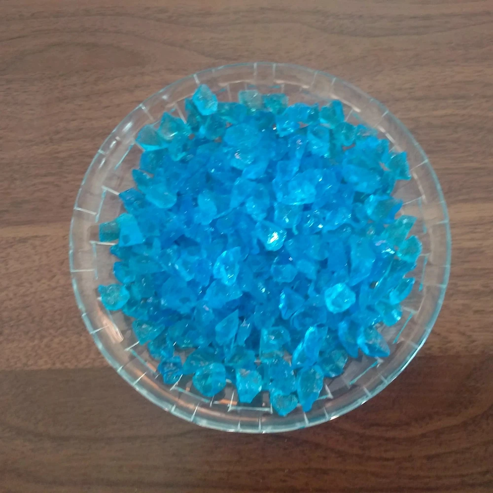 Sea glass for Christmas trees Decorative colored terrazzo crushed ocean sea broken glass