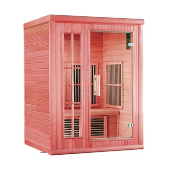 Горячая Распродажа, китайская фабрика, оздоровительный спа, современный дизайн, комнатная портативная Паровая сауна с дальним инфракрасным излучением, Деревянная Сауна