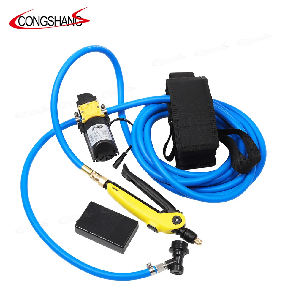 CONGSHANG Professional Hybrid Polymer Water Hose with Airless 70 psi Pressure Water Pump