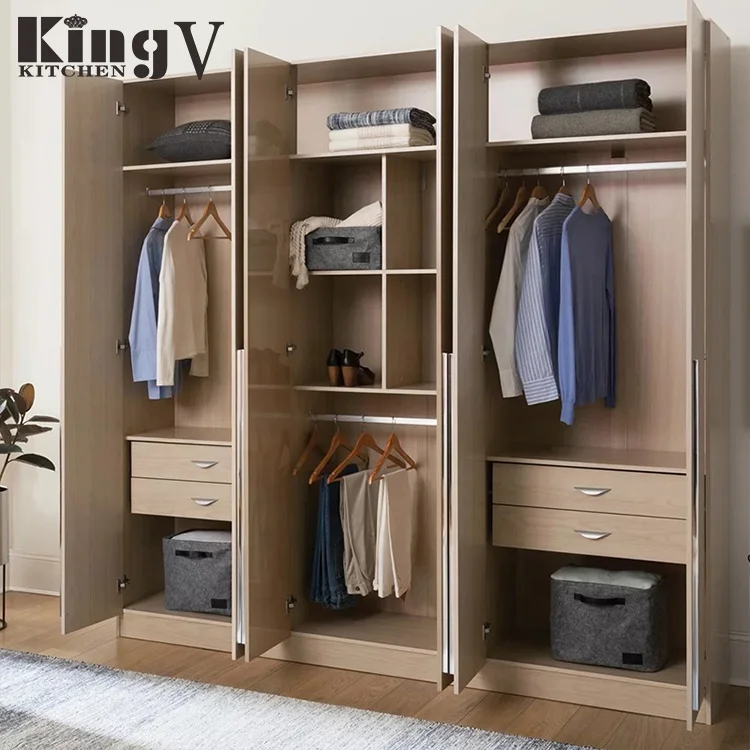  Современный шкаф для хранения KINGV Factory Индивидуальный мебель спальни на