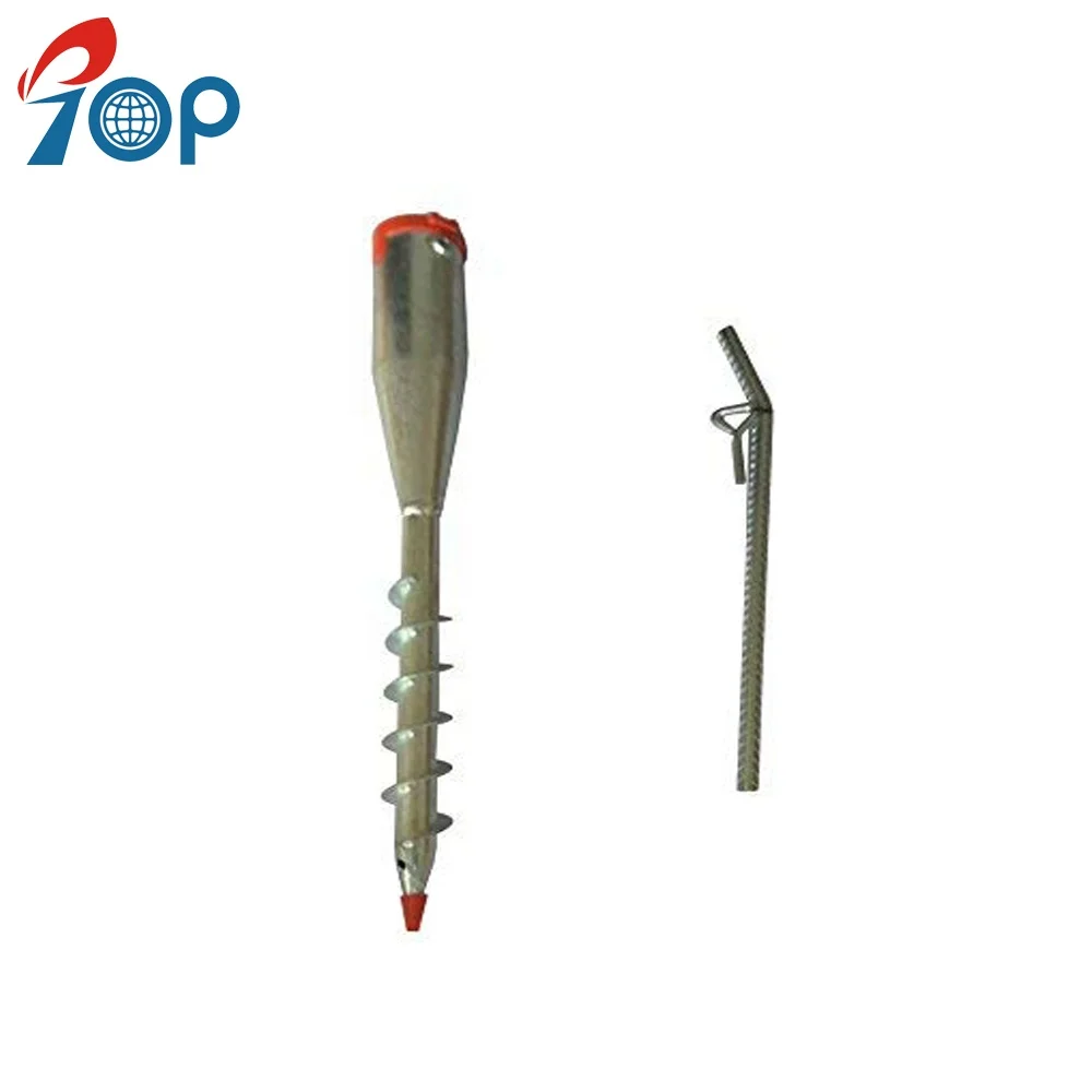 Заземляющий винтовой анкерный ворс HDG для строительной основы