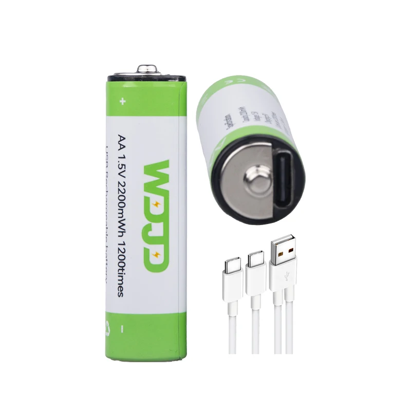 Type C USB C Port Rechargeable AA AAA Lithium  Battery 1.5V toys batteries for Switch